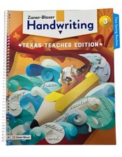 Zaner-Bloser Handwriting Grade 3 Teacher Edition Manuscript Writing Cursive NEW picture