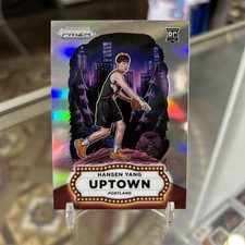 2025-26 Panini Prizm Uptown #14 Hansen Yang Rookie RC Rare Case Hit SSP Portland picture