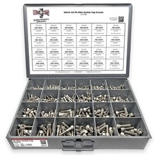Metric Stainless Steel A2-70 Allen Socket Cap Screws - 905 PCS picture