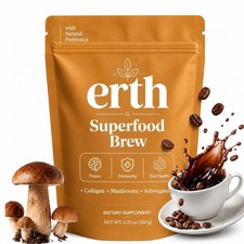 Earth Superfood Brew Coffee, With Collagen Mushroom Ashwagandha Support picture