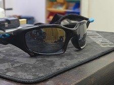 BRAND NEW OAKLEY PIT BOSS TRON EDITION - GUN METAL/BLACK POLARIZED picture