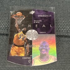 1997-98 SPx - Shaquille O'Neal #22 Silver LA Lakers Silver Very Nice picture