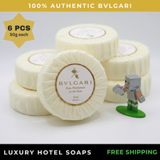 BVLGARI Au The Blanc (White Tea) Resort Soap Bar, Pack of 6 - 6x1.7oz (6x50gr) picture