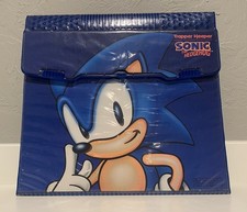 Vintage 1995 Mead Sonic the Hedgehog Blue Trapper Keeper  picture