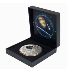 Samoa 2025 COSMIC ENCOUNTERS $1 ROTATING Silver Copper BiMetal—MINTAGE 250-HUGE picture