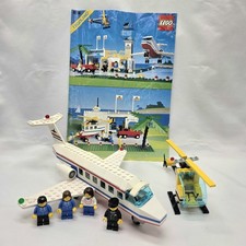 Lego 6396 International Jetport Airport: Airplane Helicopter Minifigs INCOMPLETE picture
