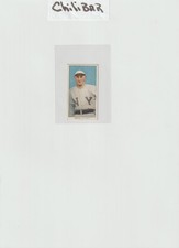 1909-1911 T206 baseball card Buck Herzog New York Giants Piedmont back picture