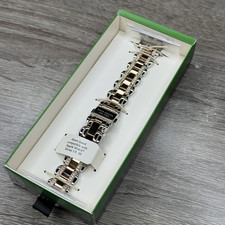 NEW✅ Kate Spade Two-Tone Rose Gold Womens Apple Watch Strap 38, 40, 41mm KSS0177 picture