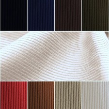 Corduroy Fabric 8 Wale Apparel 290-300GSM Solid Color by Continuous Yard 58