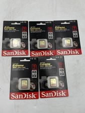 LOT OF 5 SanDisk 16GB Extreme SDHC 90MB/s UHS-I Memory Card - SDSDXNE-016G-GNCIN picture