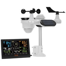 7-in-1 Wireless Weather Station, 7.5 in Color Display, Digital Weather Station I picture