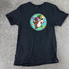Buc-ee’s Bucees Short Sleeve Shirt Black Relax 90s Theme Graphic Mens M picture