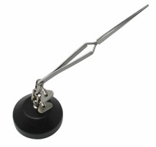 Helping Third Hand Base Cross-Locking Tweezers Jewelry Making Soldering Vise picture