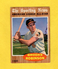1962 Topps Brooks Robinson All Star #468 Baltimore Orioles VG/EX-  picture