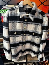 AllSaints Vintage Plaid Shirt Jacket Mens XXL New picture