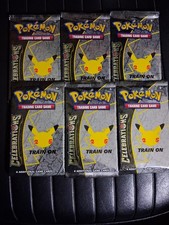 Lot of 6 Pokémon TCG 25th Anniversary Celebrations Booster Packs SEALED. picture