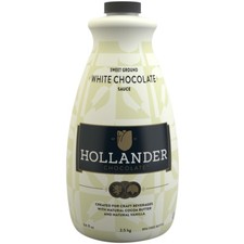 Hollander Sweet Ground White Chocolate Sauce - 64 oz Bottles  picture