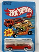 Hot Wheels Ford '65 Mustang Convertible Vintage 1982 #5908 Hong Kong Red picture
