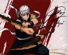Ray Chase Demon Slayer 8x10 Signed Photo JSA Certified Autograph picture