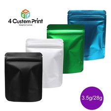4CustomPrint Smell Proof 3.5g-28g Mylar Bags Resealable Stand Up Candy Pouch picture