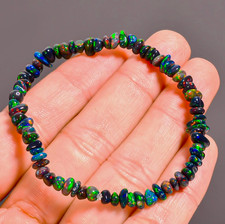 AAA Grade Natural Ethiopian Opal Beaded Bracelet Genuine Bracelet For Men/Women picture