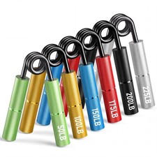 FitBeast 6 Pack Aluminum Hand Grip Strengthener 50LB-225LB for Rock Climbing picture