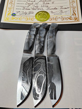 Handcrafted 3-Piece Custom 80CRV2 Steel Knife Set – Scream 