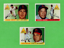 1955/1956 Topps Baseball (11) Card Lot St. Louis Cardinals Boyer RC Schoendienst picture