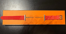 Apple Watch Hermès Rose Texas/Rouge Piment Jumping Single Tour 41mm MPKY3AM/A picture