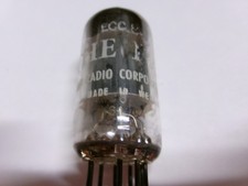 SIEMENS ECC83/12AX7 LONG PLATE 1958 8L picture