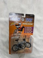 Vintage 1999 Flick Trix Series 1 Mongoose BMX Finger Bike New Sealed Silver Grey picture