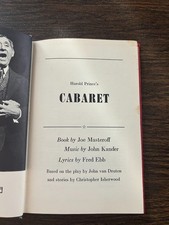 Cabaret Original Book picture
