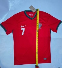 Nike Portugal Cristiano Ronaldo #7 Soccer Jersey Mens L Red/Green picture