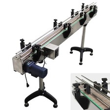 Chain Plate Conveyor Belt for Bottle Caps Capping Machine Assembly Line 110V picture