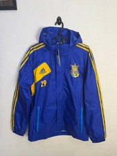 UKRAINE TEAM FOOTBALL WINDBREAKER ADIDAS CLIMAPROOF  NEW WITH TAG SIZE M 2012 picture