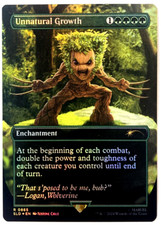 MTG Unnatural Growth RAINBOW FOIL Secret Lair x Marvel Wolverine 0865 NM picture