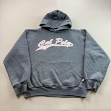 Vintage Cal Poly Pomona Hoodie Sweatshirt Womens Small Gray Russell Athletic 90s picture