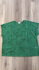 Susan Graver Women's Top Petite 2X Soleil Lace Knit Tunic , Deep Green A683081 picture