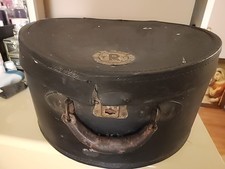 Antique German Hat Box c. 1890–1910 | Bremen-Marked with Original Interior |. picture