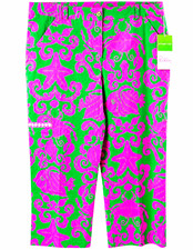 Vintage Lilly Pulitzer Putter Capri Pants Size 16 Where’s the Reef NWT picture