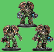 Warhammer Horus Heresy / 40k Legion Saturnine Terminators (3) NEW NO BOX picture