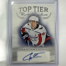 2026-27 UD ARTIFACTS COLE HUTSON TOP TIER ROOKIE SIGNATURES AUTO #TTR-CH picture