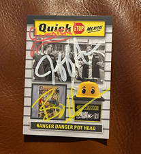 Clerks III Mewes Anderson O’Halloran Nootch 2022 Zerocool Triple Auto JSA Cert picture