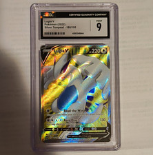 The Pokémon Company Lugia V 185/195 Silver Tempest Full Art Holo CGC 9 EN picture