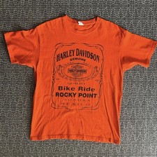 Harley Davidson Sonora Mexico Bike Ride  ROCKY POINT T-Shirt Size: Large (used) picture