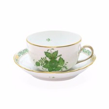 Herend - Tea Cups With Saucer Apponyi Green Herend - HEREND Porcelain picture