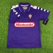 Fiorentina, Men´s Retro Soccer Jersey, 1998-99 Batistuta #9 (Tallaje Grande) picture