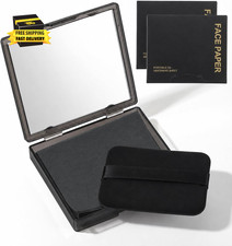 300 Sheets Oil Blotting Paper for Face with Mirror Puff & Refills, Controls Shin picture