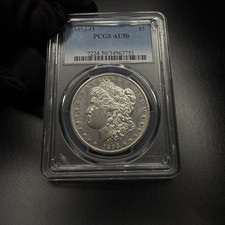 USA: Morgan Dollar, 1893-O, PCGS AU50, Rare Key Date picture