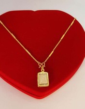 Phra Somdej Wat Rakang Gold Plated Micron Necklace Pendant Thai Buddha Amulet picture